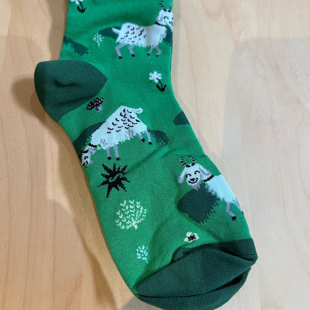 goat knee high socks
